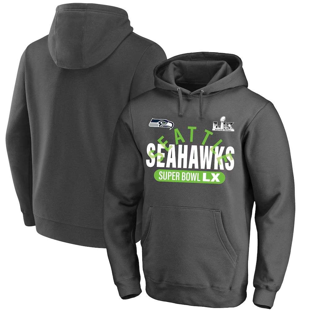 Men 2026 NFL Seattle Seahawks hoodie black 0013->seattle seahawks->NFL Jersey